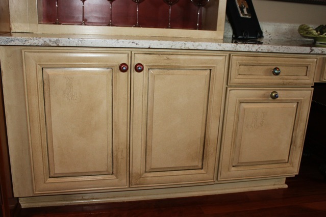Crackle Paint Cabinets Top Cabinets This Color With Images